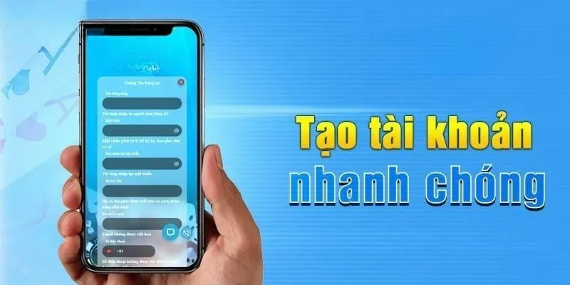 Quy trình các bước tạo tài khoản