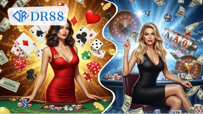 DR88 so với Betvisa về giao diện và nền tảng chơi