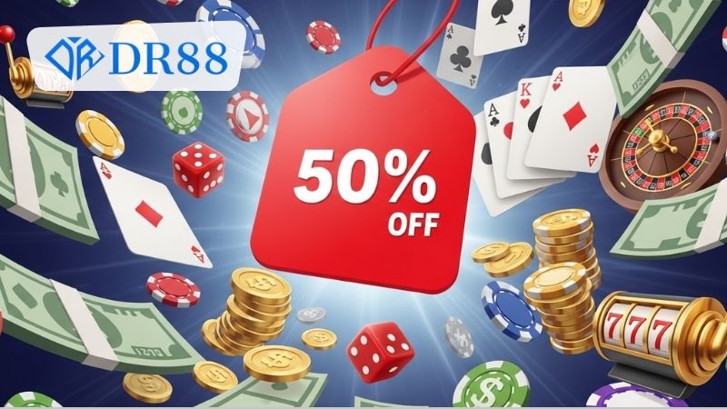 Giảm giá cho các trò chơi casino tại DR88