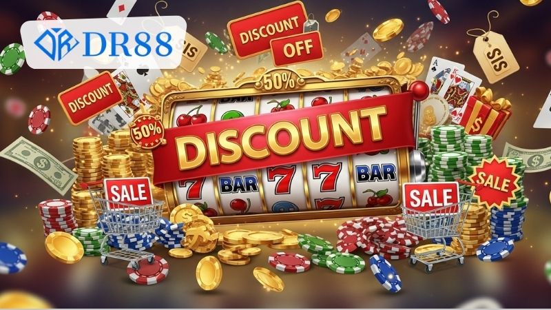 Các hình thức giảm giá cược slot game tại DR88