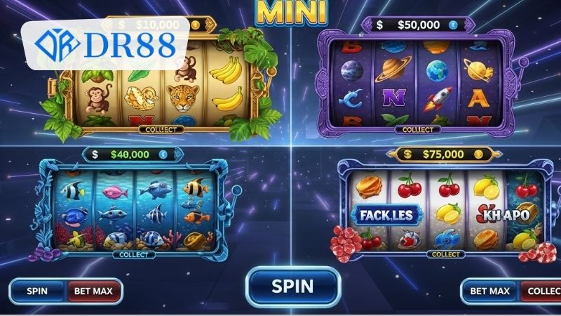 Ưu điểm của Mini Slot với nhiều chủ đề hấp dẫn tại DR88